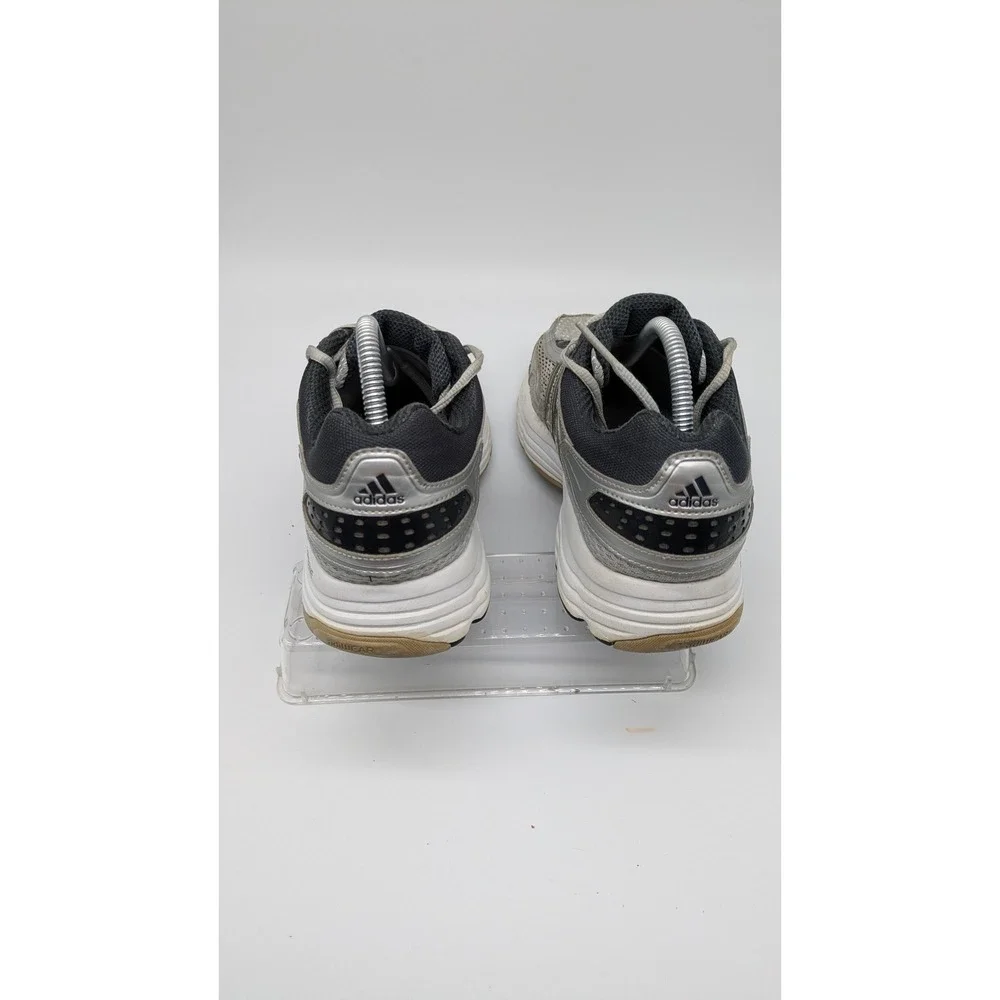 Adidas Mens Running Shoes Size 10 Gray Silver Black Athletic Sneakers
